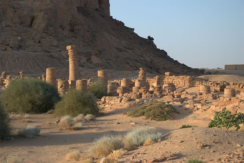 Amun Temple at Jebel Barkal located in the combination of Capricorn with Aries photo: Bertramz, GNU/FDL