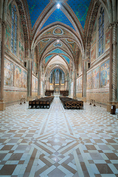 Franziskus Assisis_Basilica_superiore Libra and Virgo - The Church of Saint Francis in Assissi