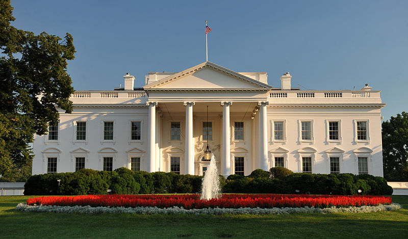 White House north facade located in Libra with Gemini photo: Cezary p, ccbasy4.0
