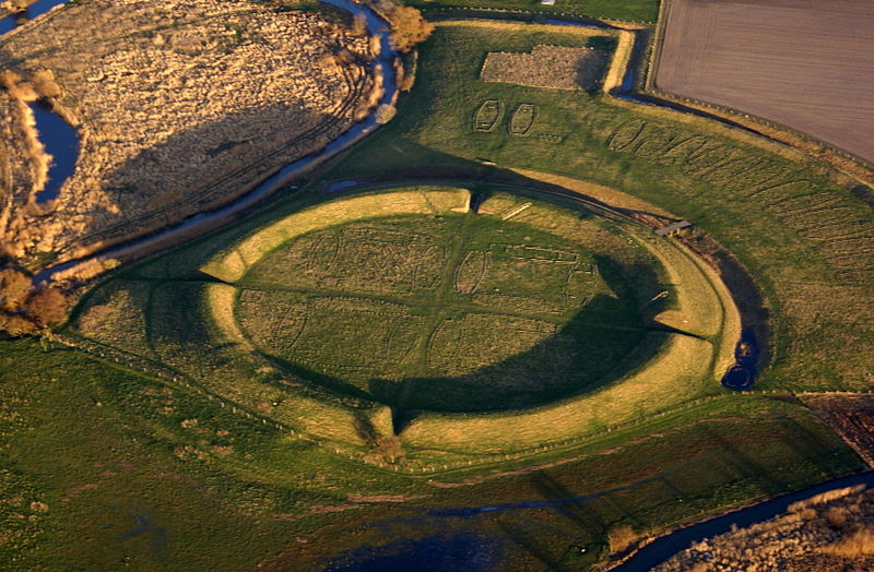 Trelleborg Viking Ring Fortress in Aries with Gemini Photo: Thue C. Leibrandt License: ccbysa3.0