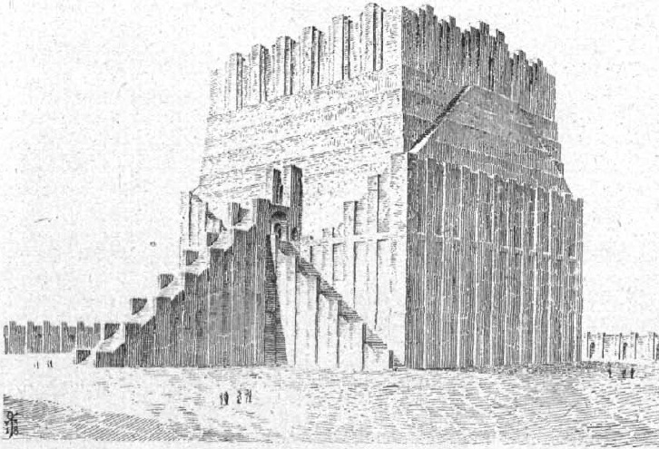 Ethemenaki reconstruction by R. Koldewey, 1919
