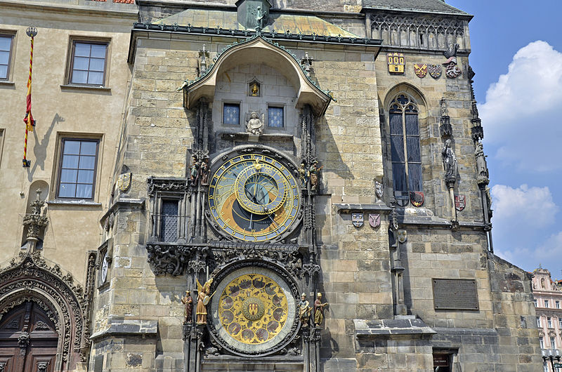 Astronomical Clocktower in Prague Between Scorpio & Sagittarius 2nd coordinate in Pisces. Pisces. Photo: Guido Radig License: ccbysa3.0