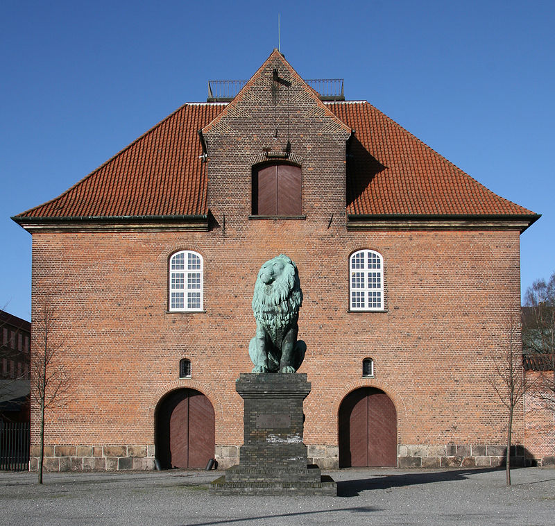 The Flensburg or Istedt Lion after it was given back to Denmark in 1945 was placed near the Royal Danish Arsenal Museum right on the divide between Leo and Virgo at 0° Virgo and 15° Sagittarius the sign of victory and triumph.