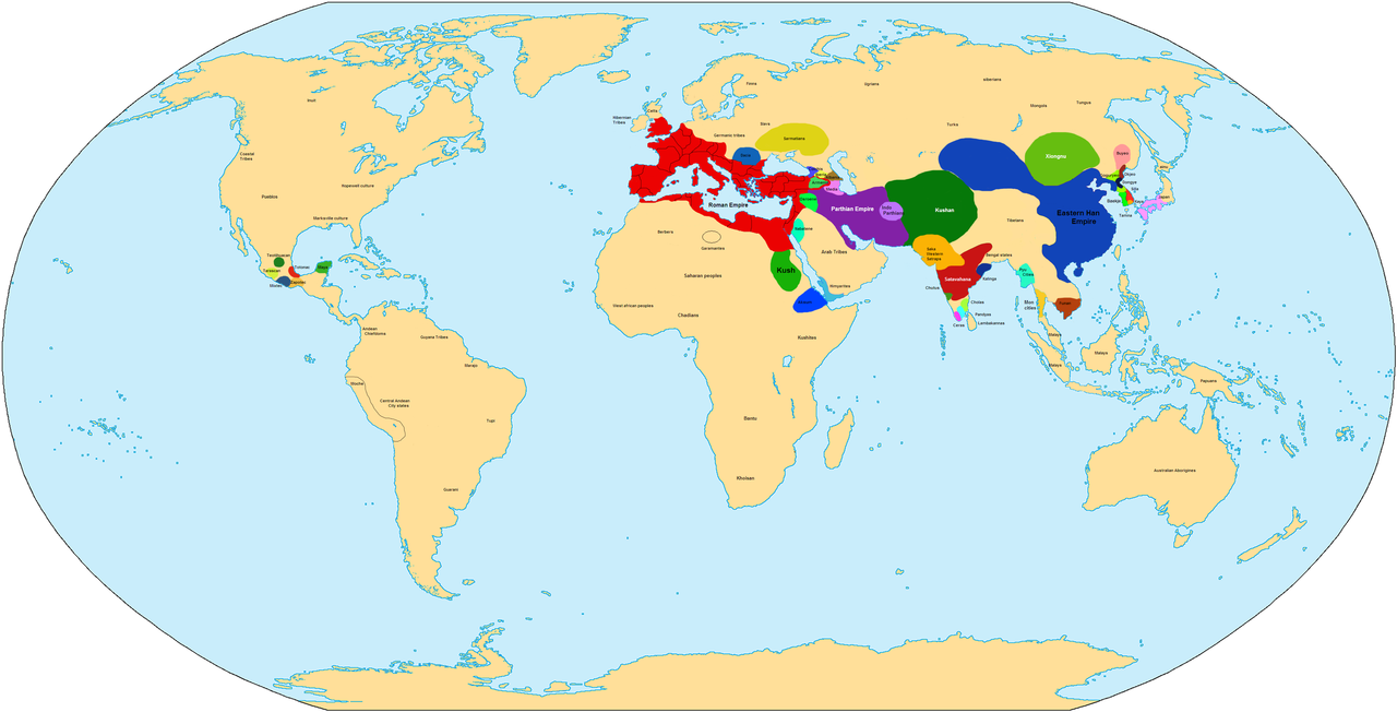 World Map 100 CE