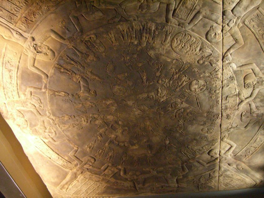 Zodiaque de Denderah - Période ptolémaïque et romaine - Musée du Louvre