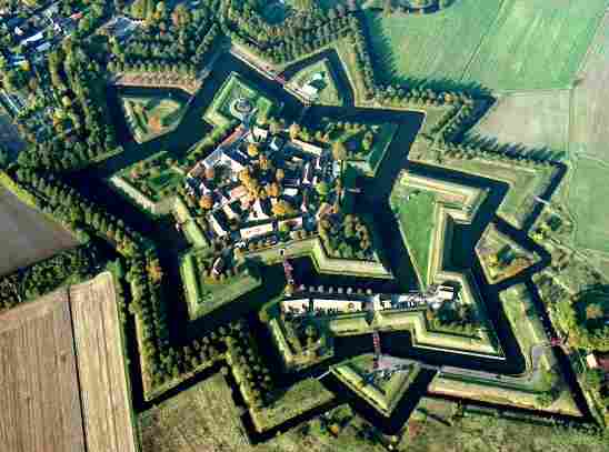 Fort Bourtange located in two Venus signs Libar and Taurus