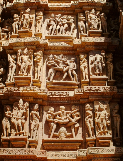 Sculptures on Khandariya Mahadeva Temple