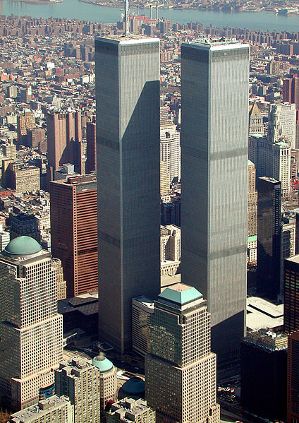 The Twin Towers of the WTC located in  between Taurus and Gemini and in Sagittarius   photo: Jeffmock, GNU/FDL