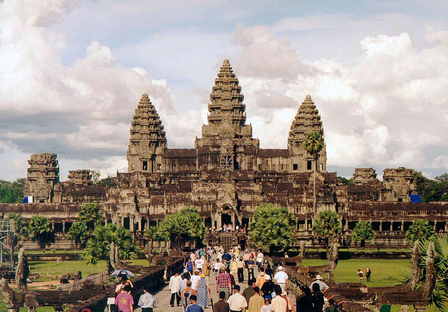 Der Tempel von Angkor Wat in Waage mit Zwillinge photo: Tsui, GNU/FDL