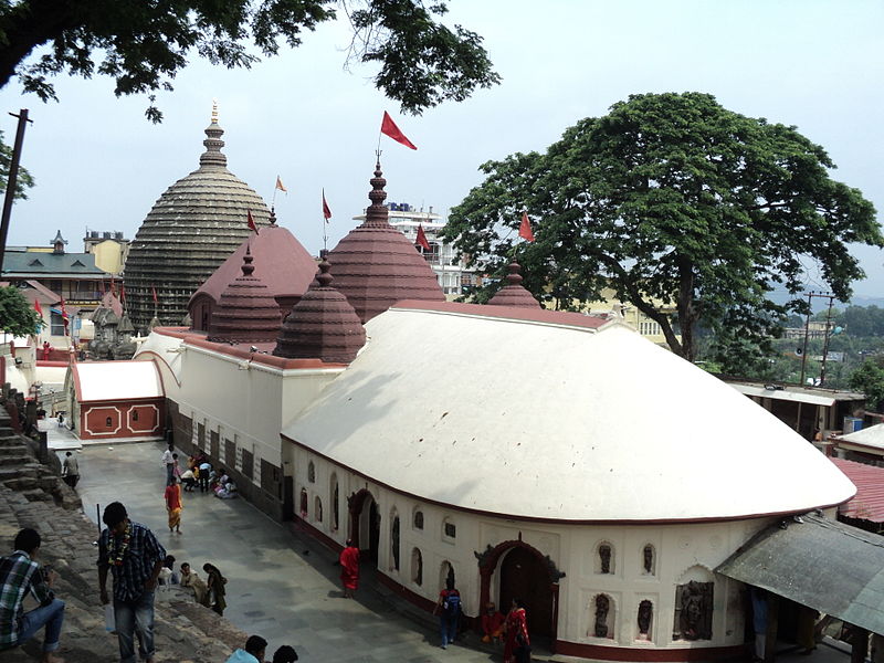 Kamakhya Temple Guwahati located in Cancer with Scorpio - only a small part of the west photo: Kunal Dalui, ccbysa3.0