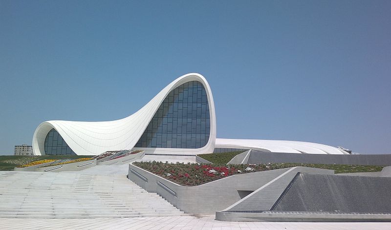 Heydar Aliyev Centerin Baku located in the combination of Leo with Gemini