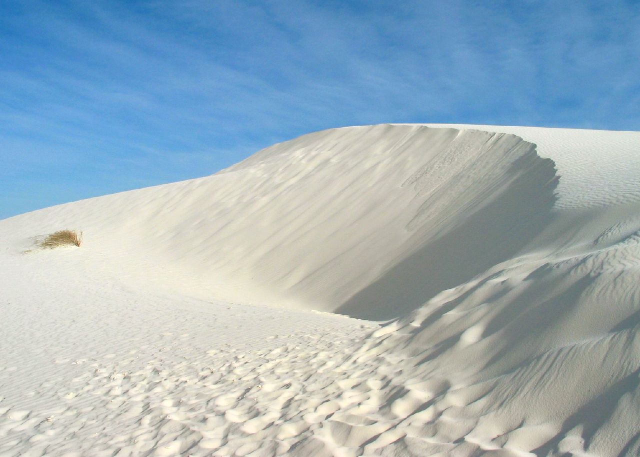 White Sands National Monument, New Mexico USA located in Capricorn with Cancer