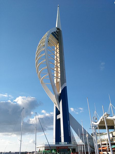 Spinnaker Tower in Portsmouth located in Taurus with Leo photo: Oxfordmale, ccbysa4.0