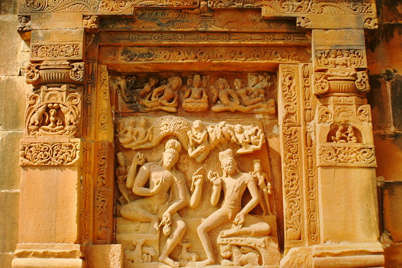 Depiction of Nara Narayana in Dasavatara Temple