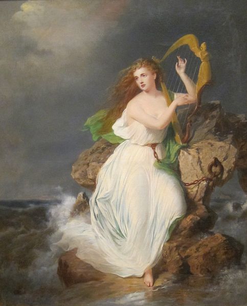 The Harp of Erin by Thomas Buchanan painted in 1867 photo: Wmpearl, ccbysa1.0 