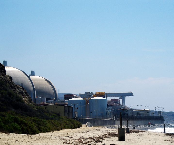Das Kernkraftwerk von San Onofre bei Los Angeles