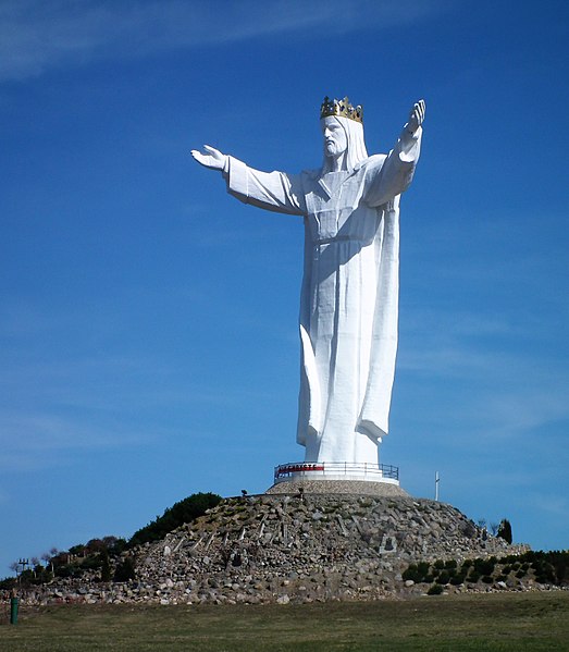 Jesus Christ the King statue at Swiebodz