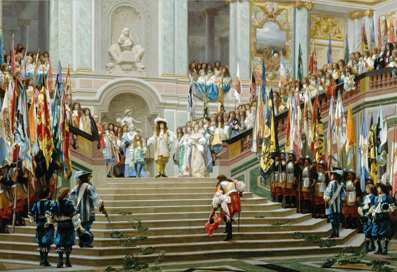 Louis XIV Reception of the Grand Condée Duke of