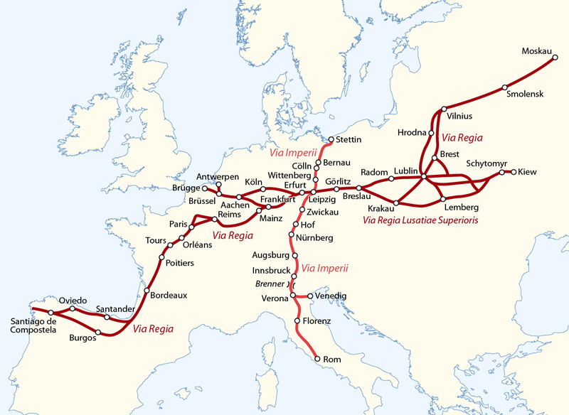 Medieval European Trade Routes