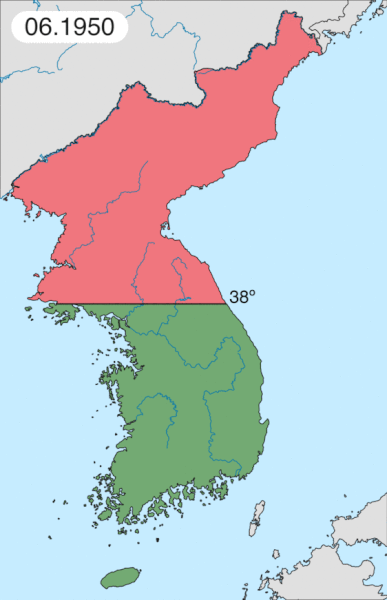 Korean War in Astrogeography Blog
