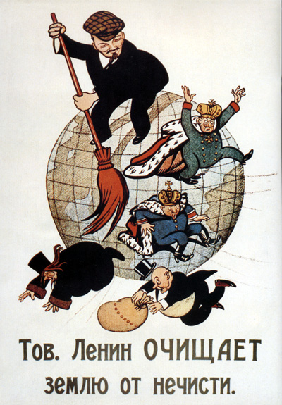 lenin cleans the rest of the world