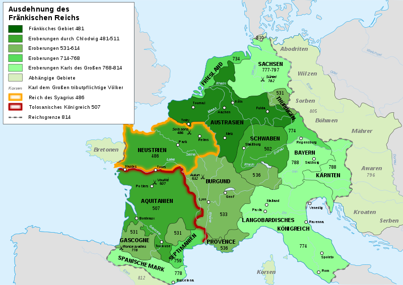 Heiliges Römisches Reich zur Zeit Karl der Großen