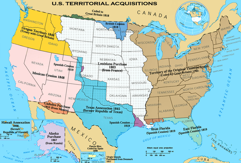 USA Territorial Acquisitions in Astrology