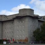 A WW2 flak tower in the sign of crabs