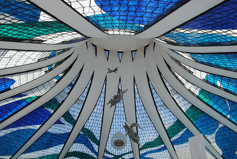 The Cathedral of Brasilia in Leo with Pisces