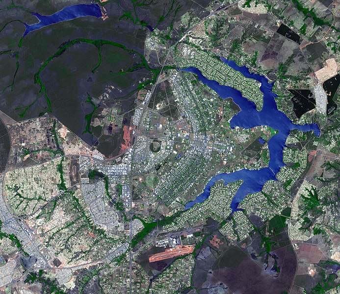 Aerial view of Brasilia