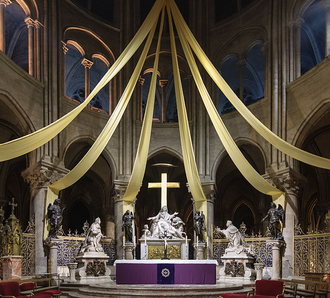 The first consecration of Notre Dame de Paris