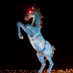 Der Blaue Mustang vom Denver Airport