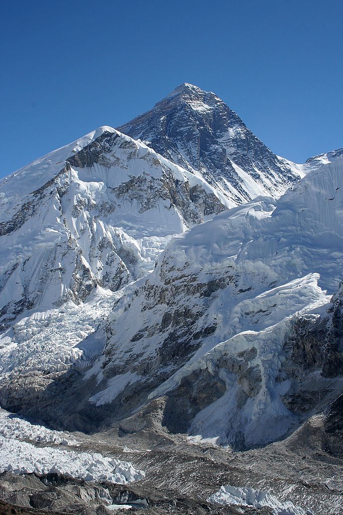 Edmund Hillary and Tenzing Norgay on Mount Everest
