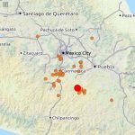 The 2017 Puebla earthquake in astrogeography