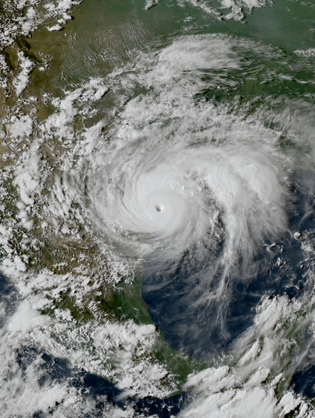 Hurricane Harvey in astrogeography