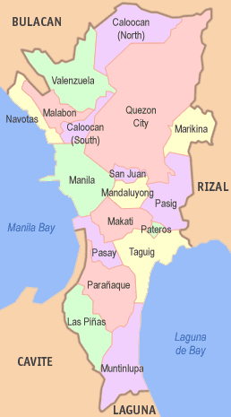 Manila map