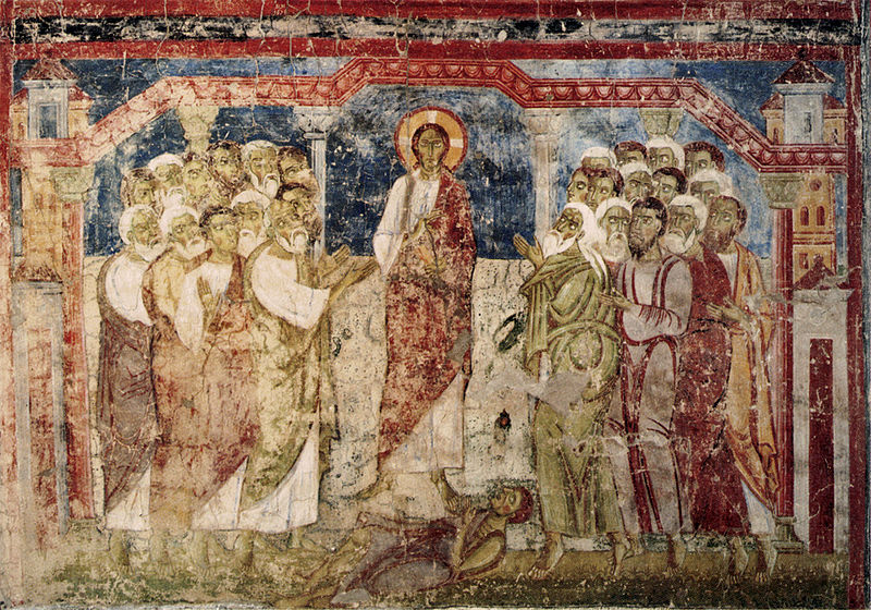 Jesus Exorcising at Caparnaum