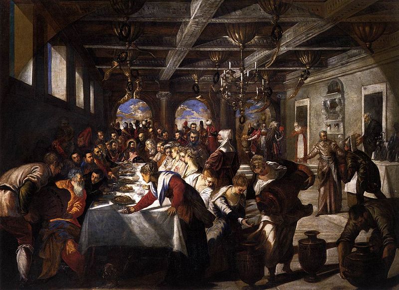 Jacopo Tintoretto - the Marriage Feats at Cana