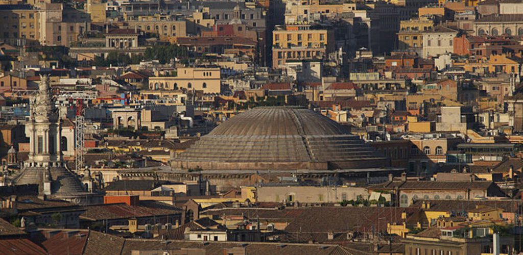 Das Kuppeldach des Pantheon