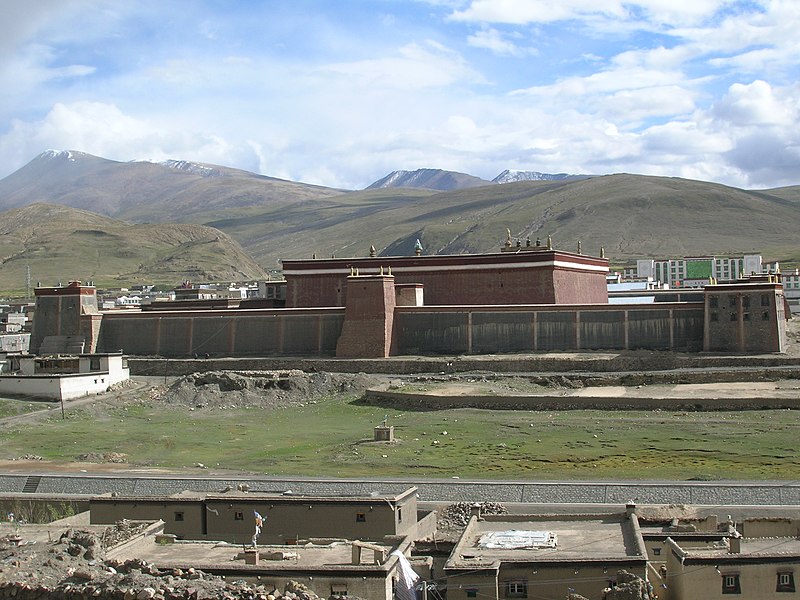 Das Kloster von Sakya in Tibet