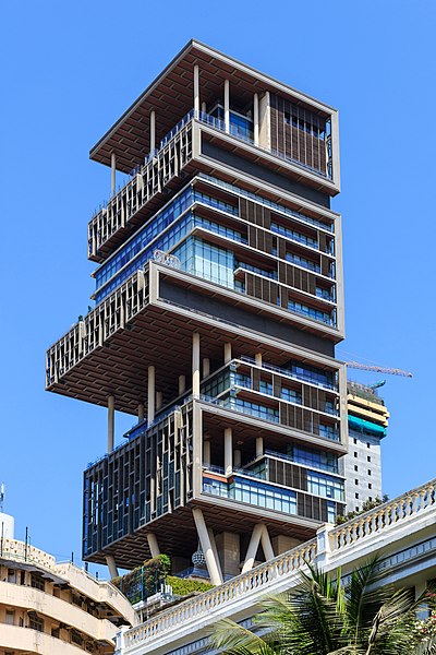 Antilia Tower in Mumbai