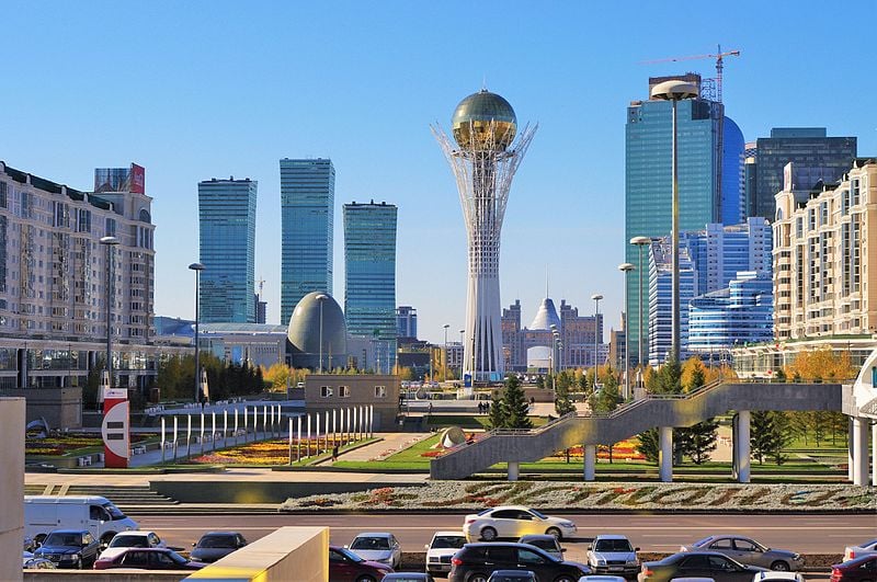 Baiterec Tower in Nur Sultan (Astana)
