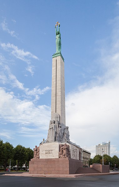 Das Freiheits-Monument in Riga