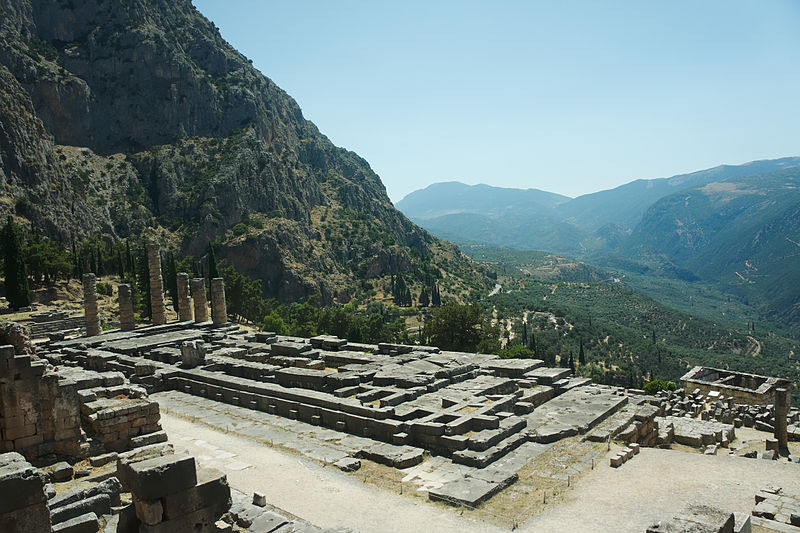 Apollon Tempel Delphi