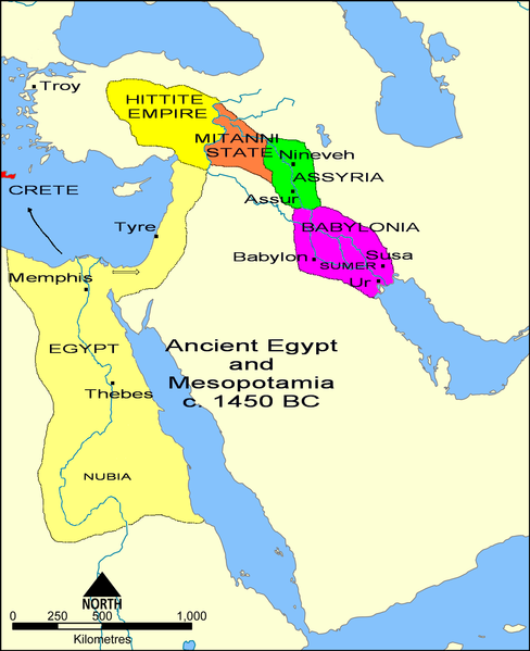 Sumer around 1450 BCE