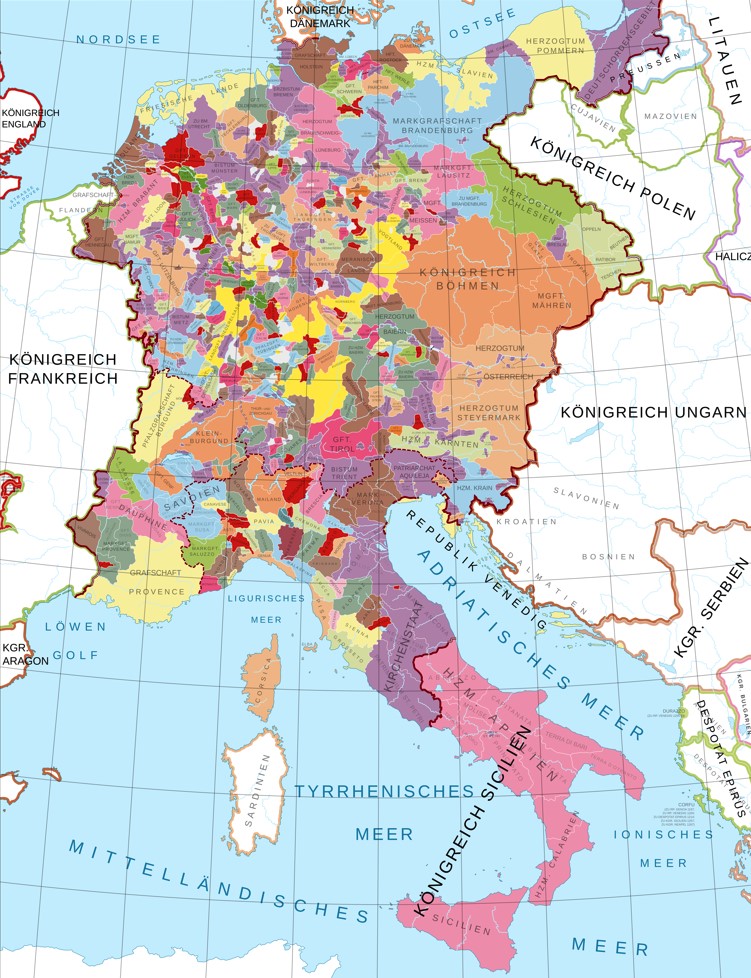 Holy Roman Empire in the 13th century